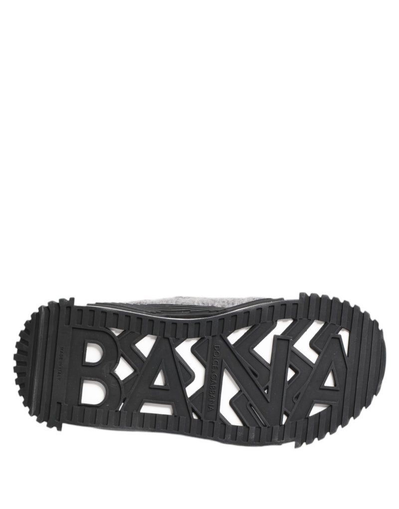 Sneakers basse NS1 Dolce & Gabbana nere e grigie