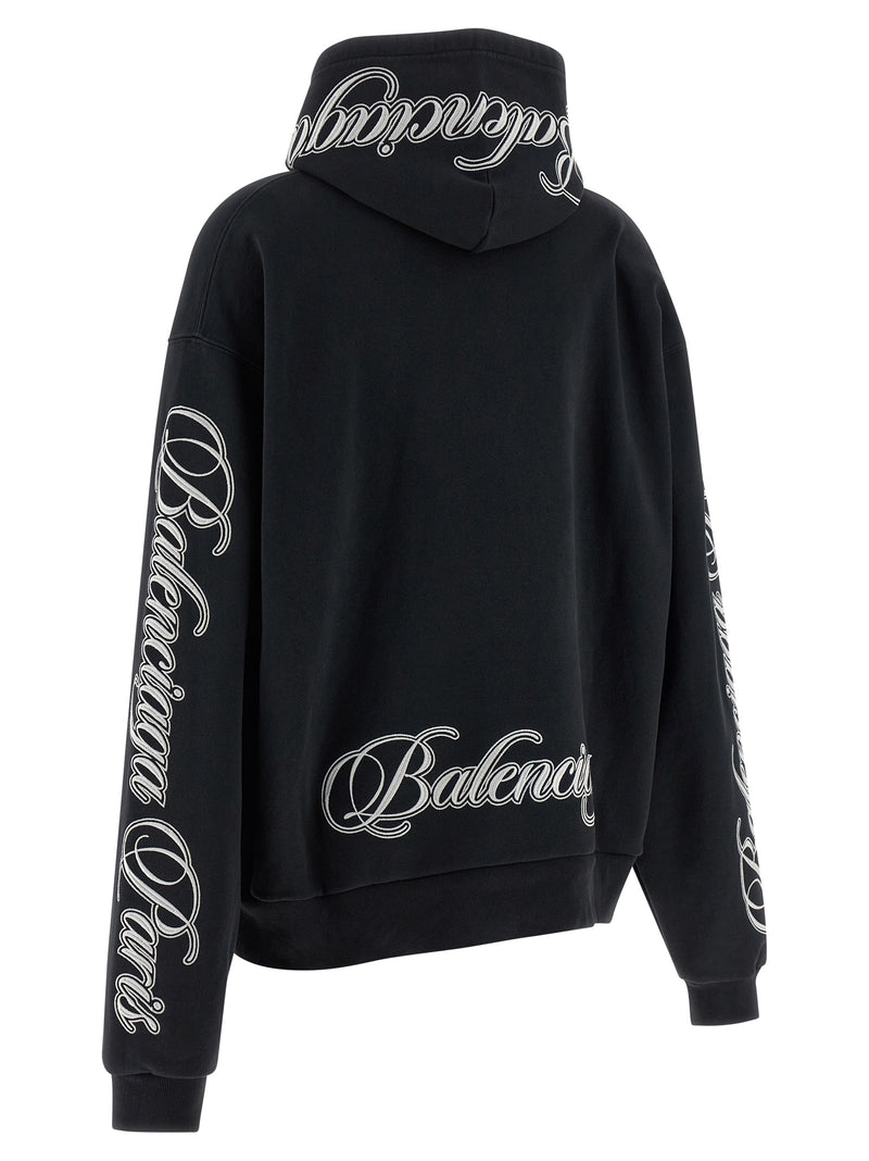 Balenciaga Balenciaga Cursive Hoodie