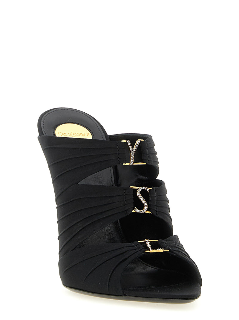 Saint Laurent Emilie Mules | Urbalenti™ NYC