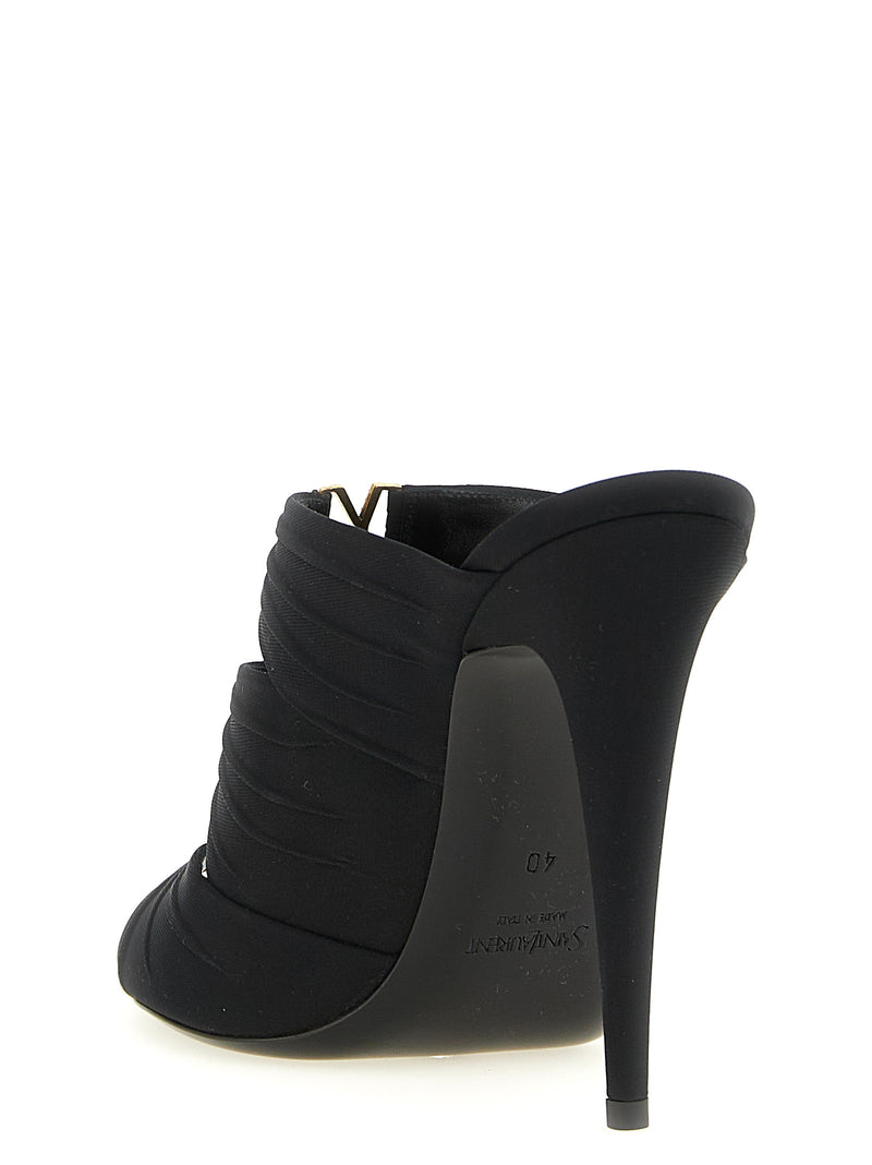 Saint Laurent Emilie Mules | Urbalenti™ NYC