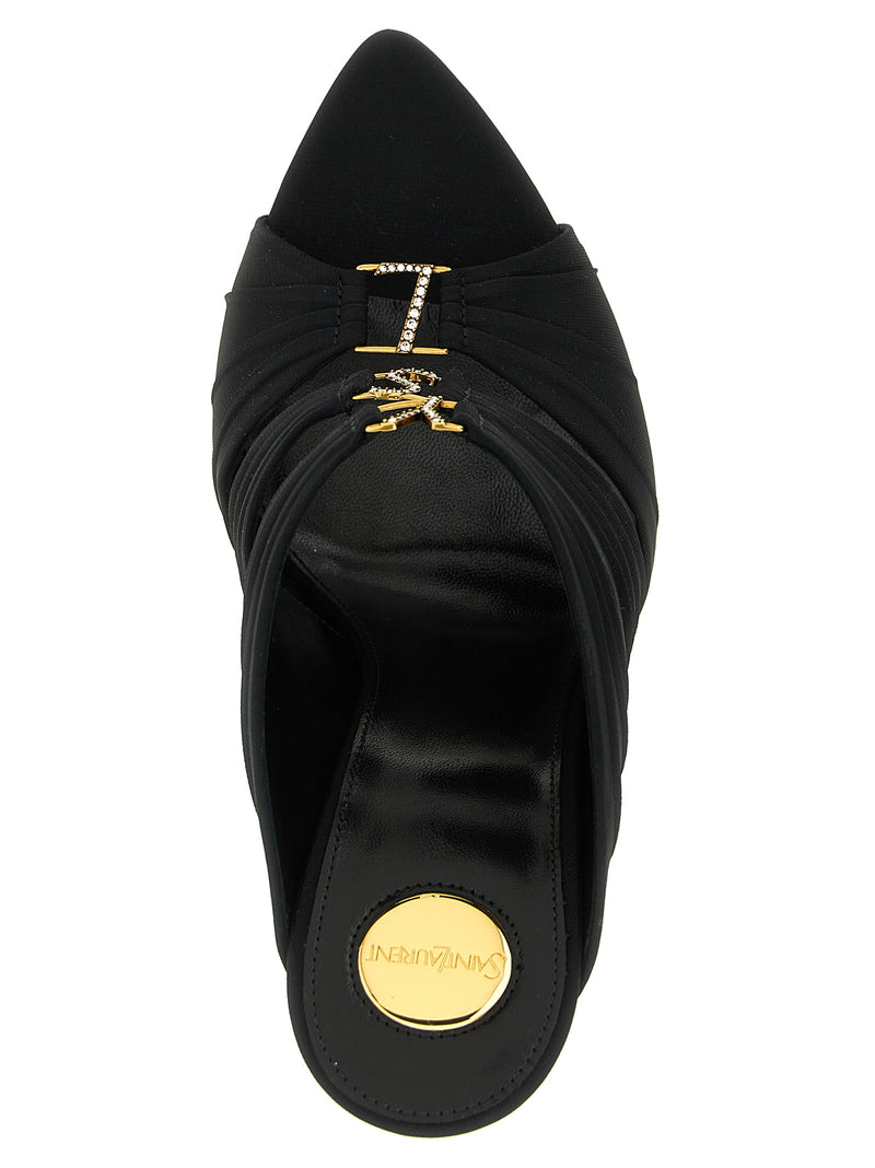 Saint Laurent Emilie Mules | Urbalenti™ NYC