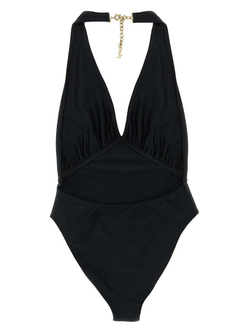 Saint Laurent Cassandre One-piece Swimsuit | Urbalenti™ NYC