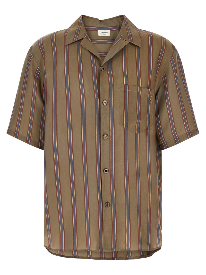 Saint Laurent Saint Laurent Cassandre Striped Shirt