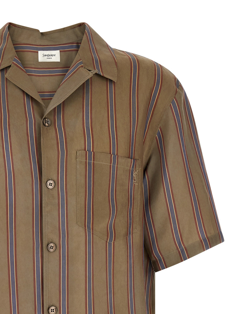 Saint Laurent Saint Laurent Cassandre Striped Shirt