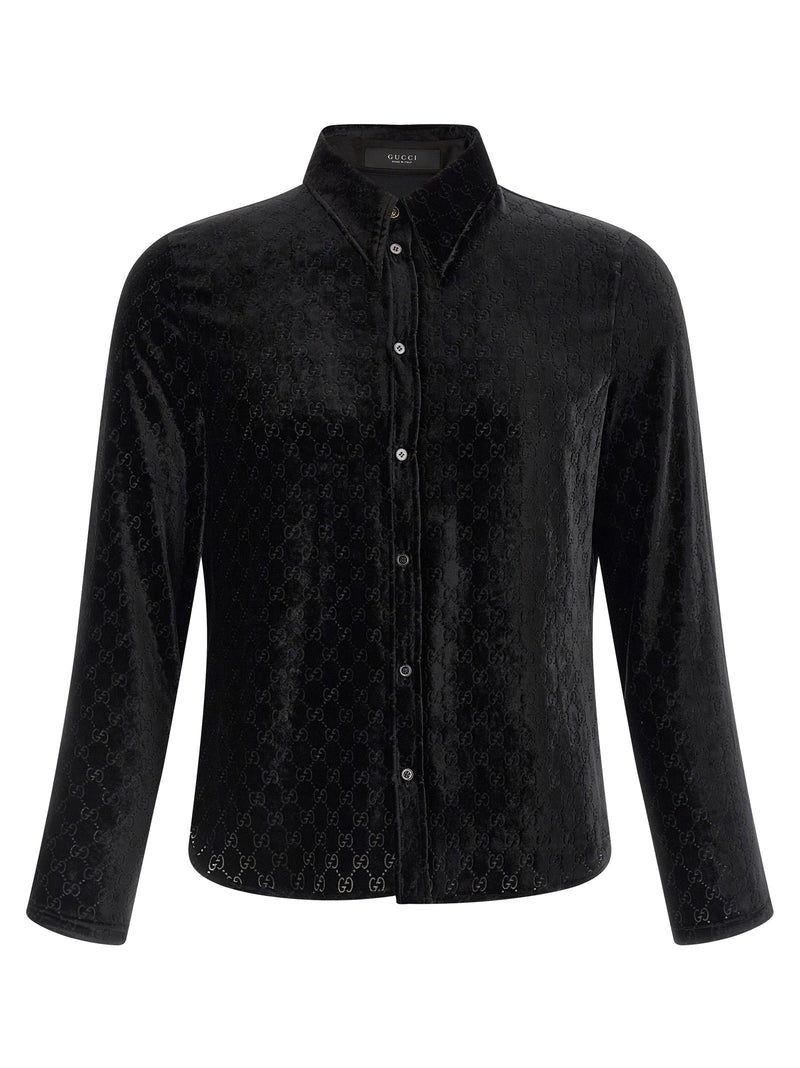 Gucci Gucci Gg Velvet Shirt