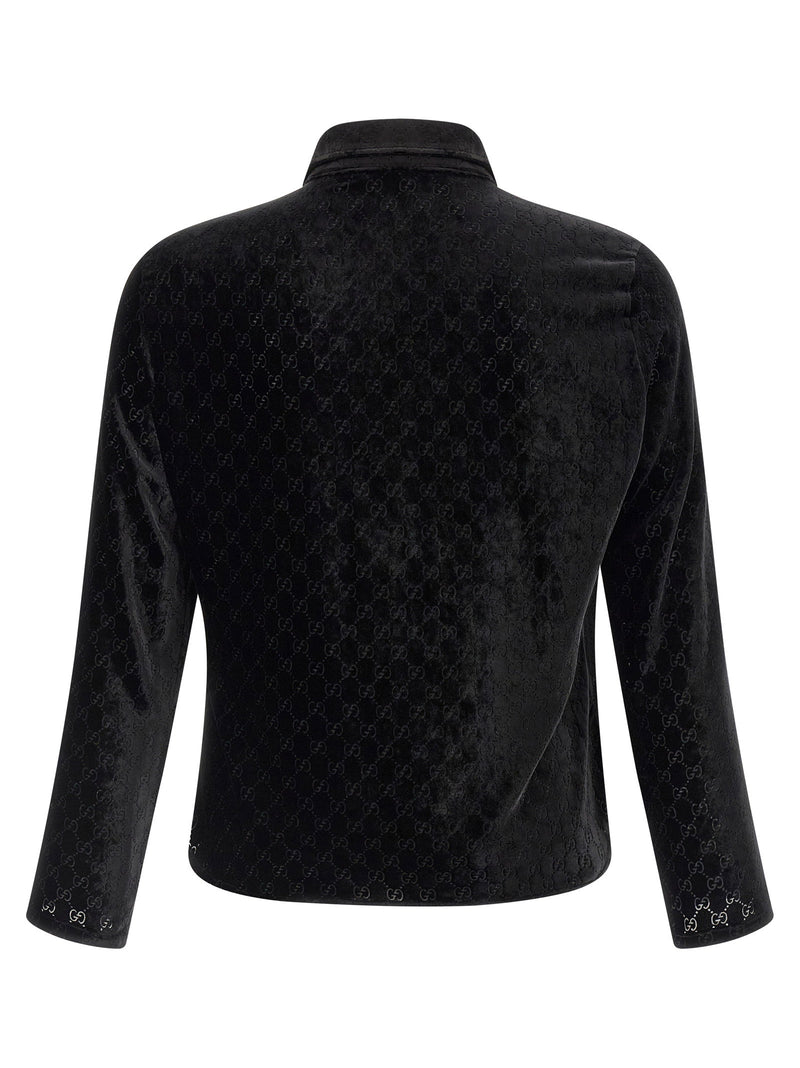 Gucci Gucci Gg Velvet Shirt