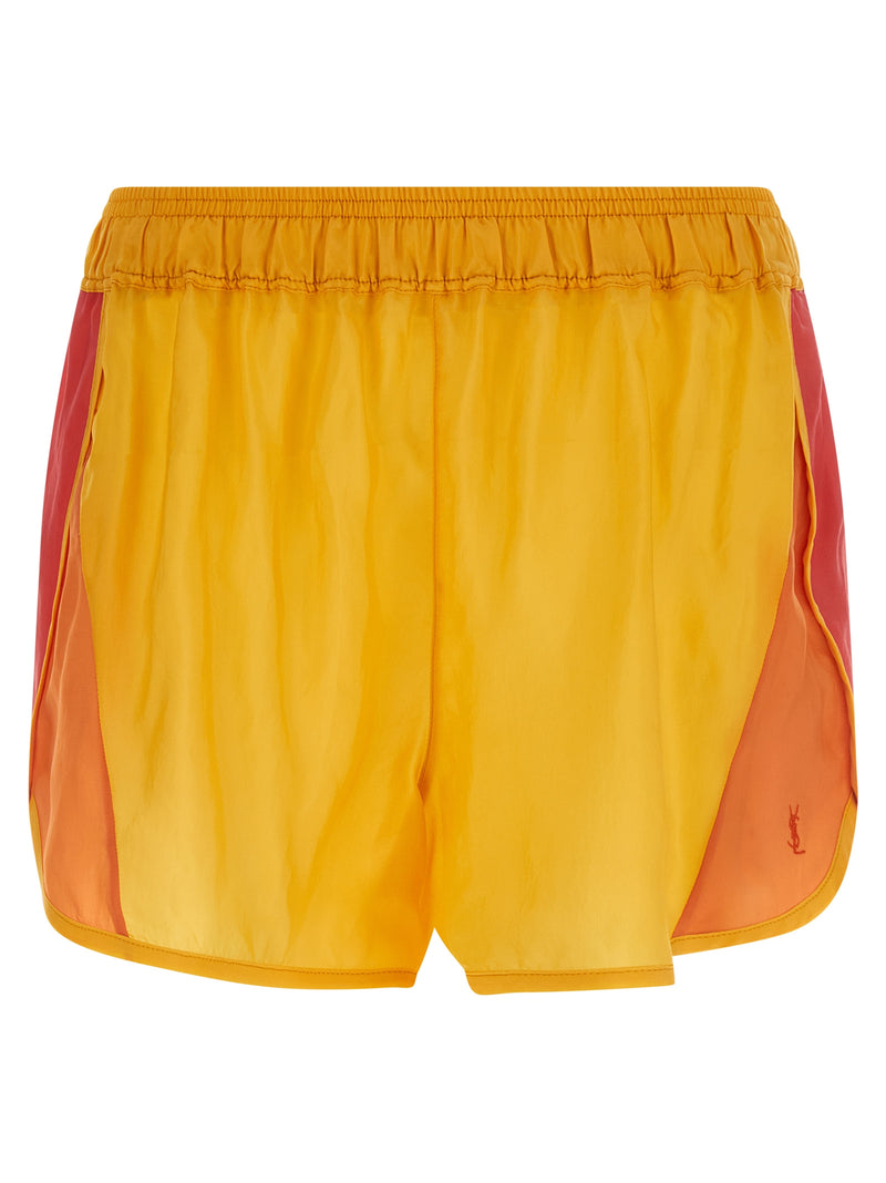 Saint Laurent Saint Laurent Color-block Shorts