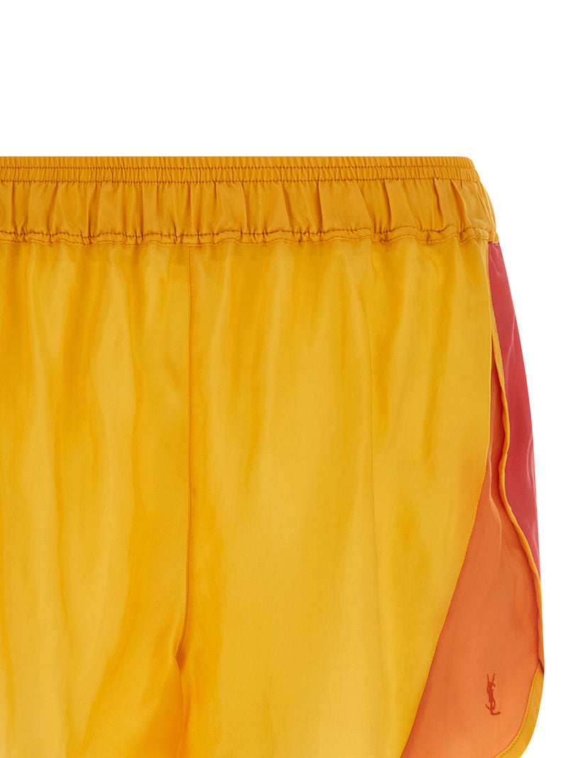 Saint Laurent Saint Laurent Color-block Shorts