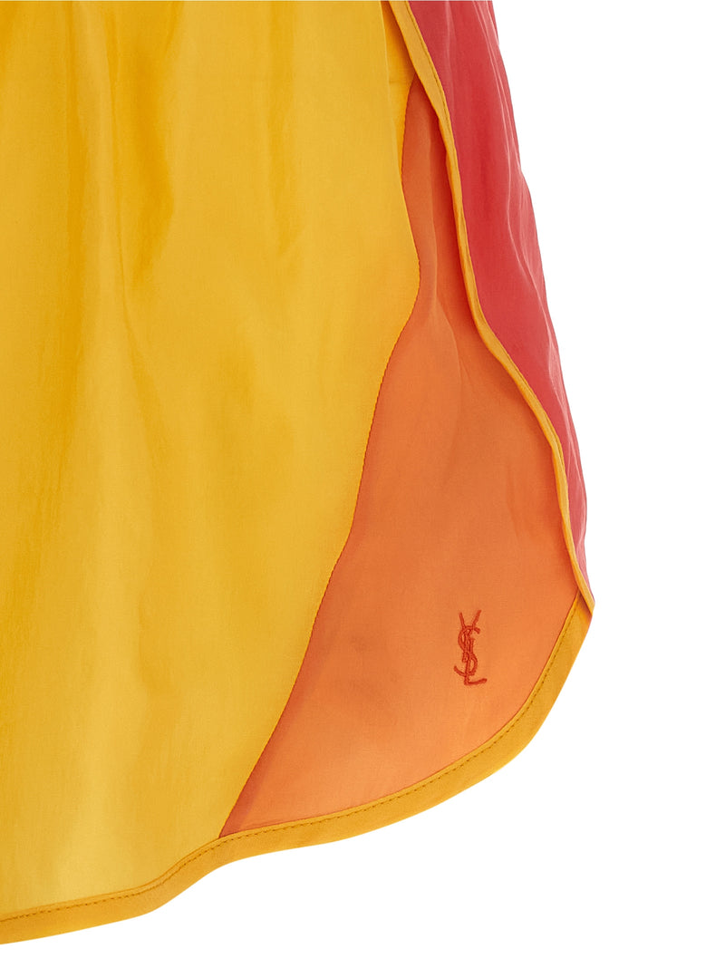 Saint Laurent Saint Laurent Color-block Shorts