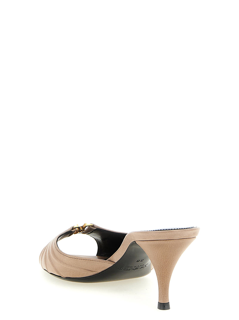 Saint Laurent Babylone Mules | Urbalenti™ NYC