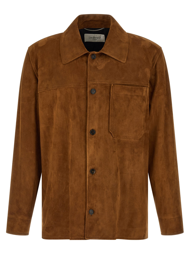 Saint Laurent Saint Laurent Suede Overshirt