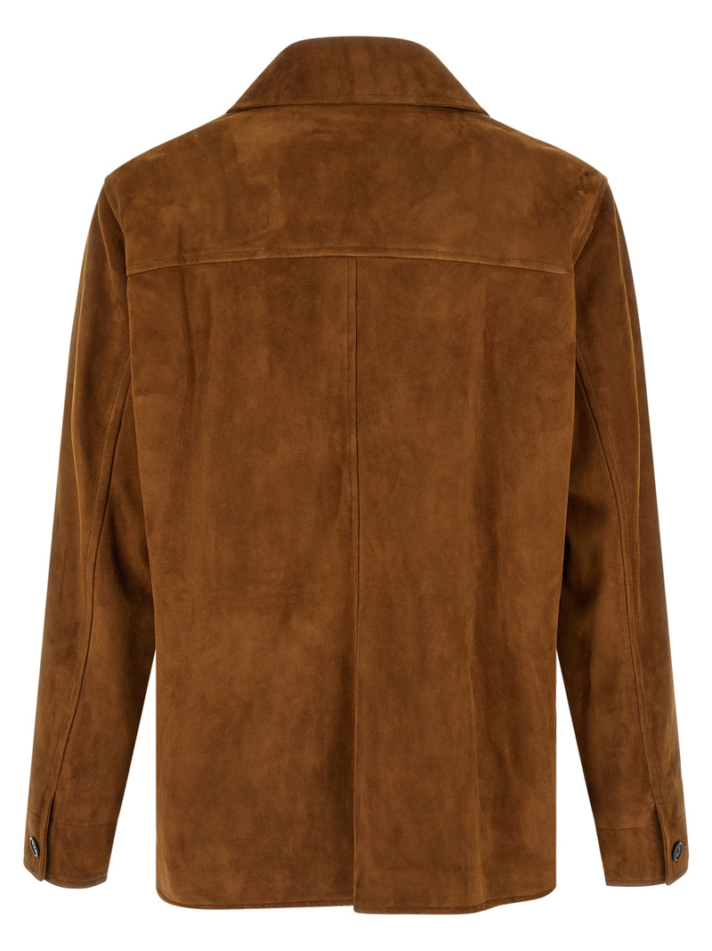 Saint Laurent Saint Laurent Suede Overshirt