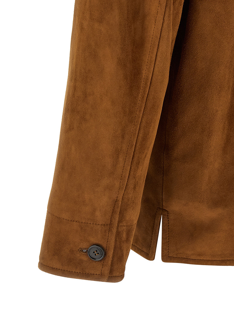 Saint Laurent Saint Laurent Suede Overshirt
