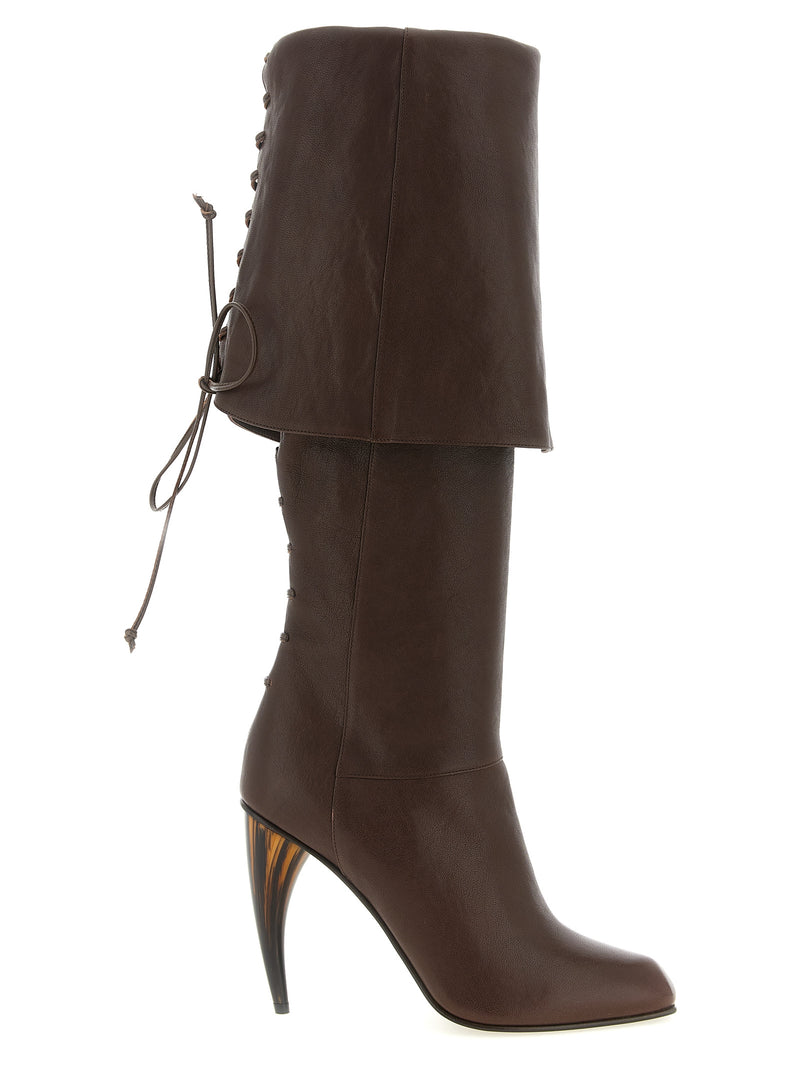 Alexander McQueen Alexander McQueen Horn Heel Boots