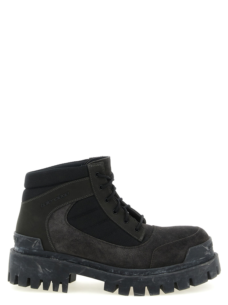 Balenciaga Combat Strike Ankle Boots | Urbalenti™ NYC