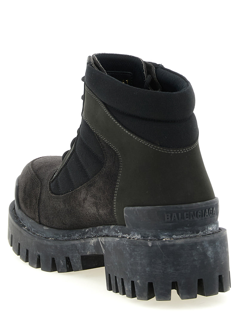 Balenciaga Combat Strike Ankle Boots | Urbalenti™ NYC