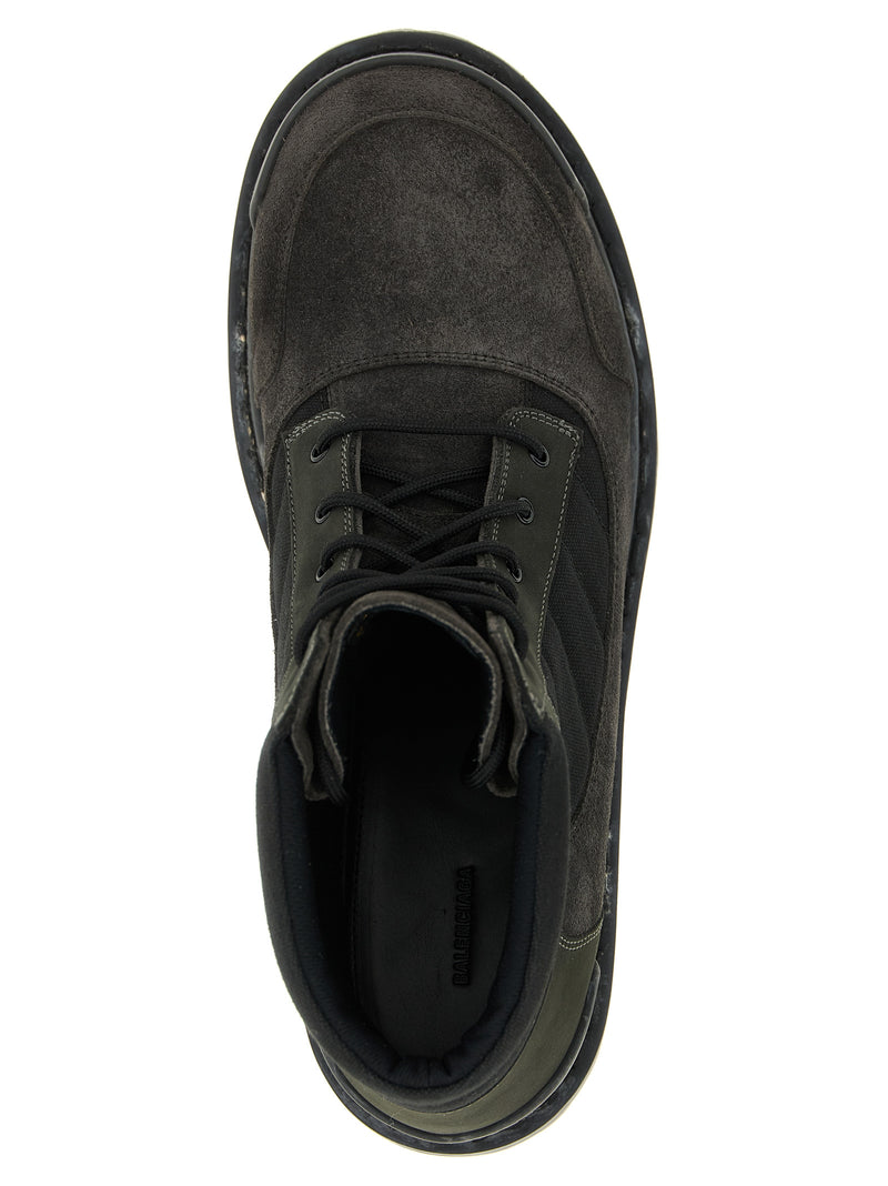 Balenciaga Combat Strike Ankle Boots | Urbalenti™ NYC