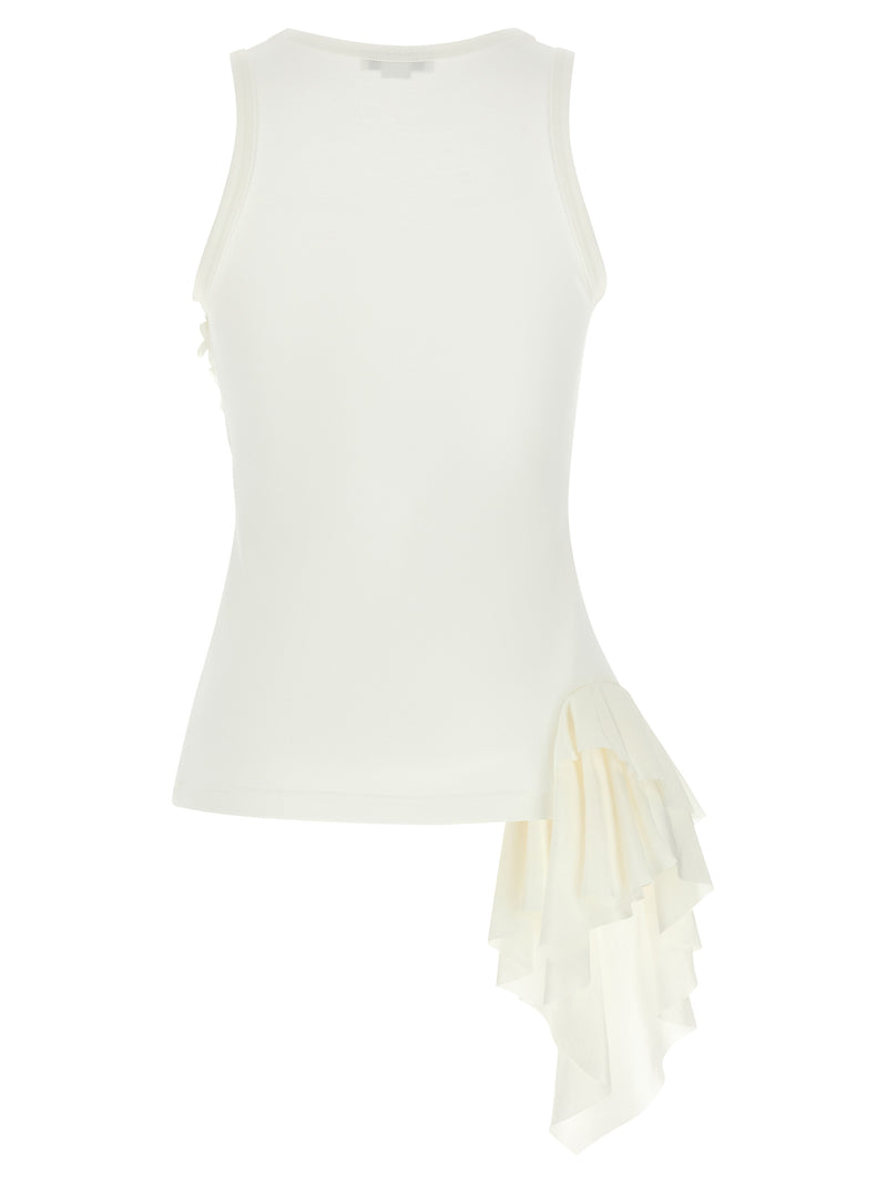 Alexander McQueen Alexander McQueen Silk Ruffle Tank Top