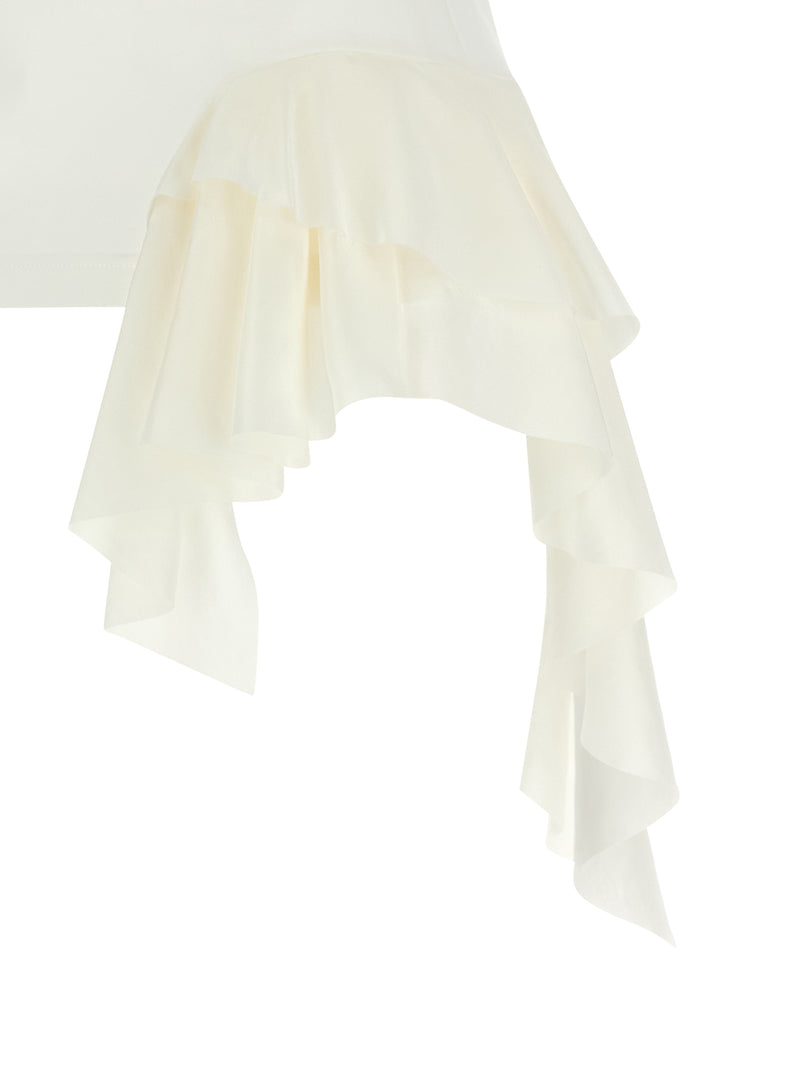 Alexander McQueen Alexander McQueen Silk Ruffle Tank Top