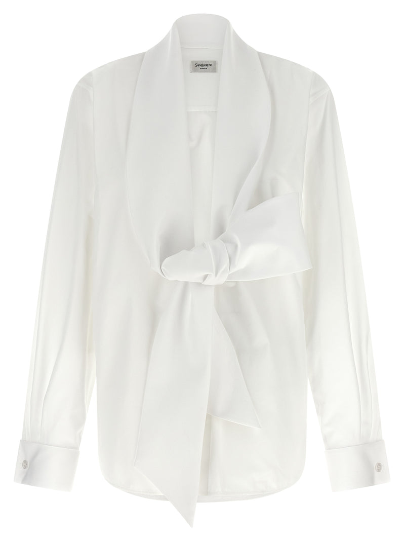 Saint Laurent Saint Laurent Lavallière Collar Shirt