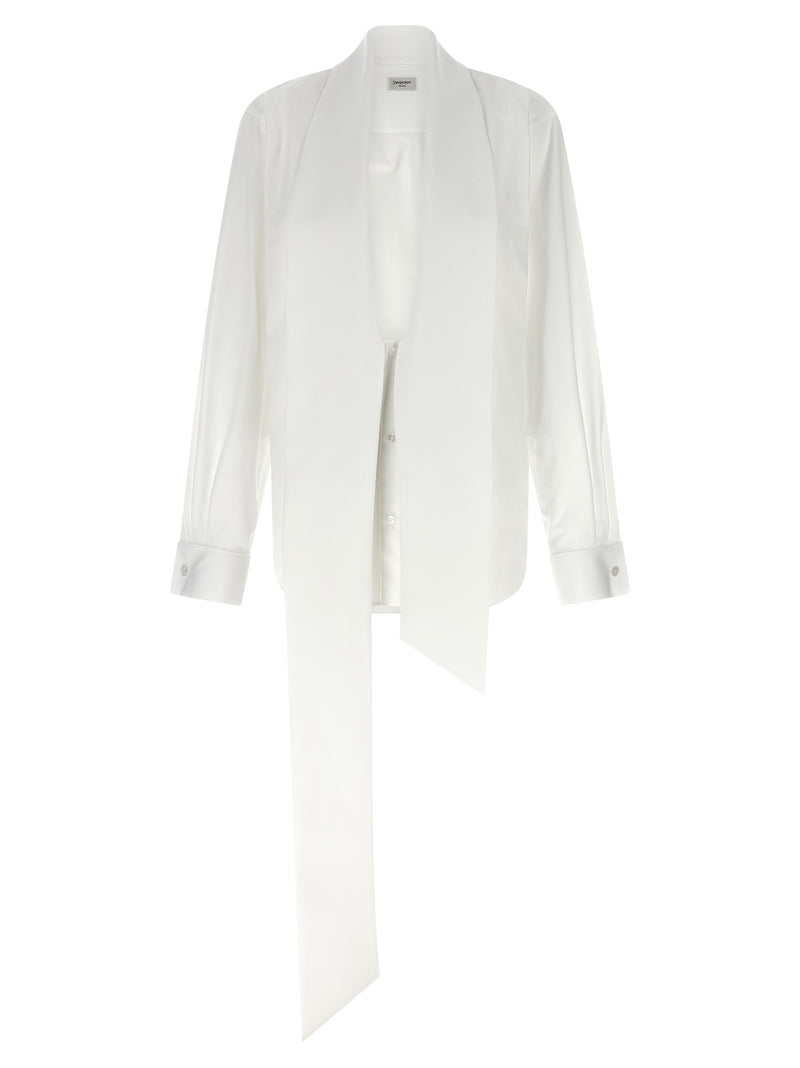 Saint Laurent Saint Laurent Lavallière Collar Shirt
