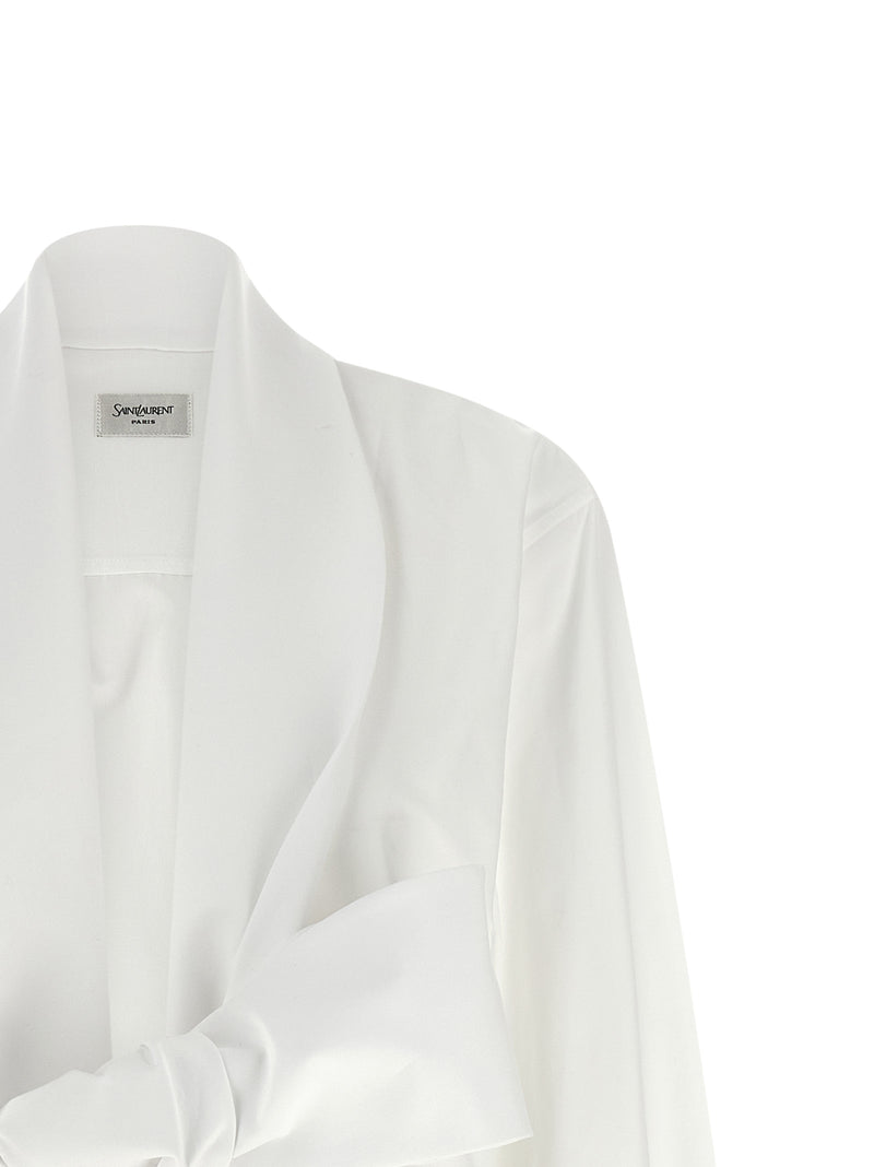 Saint Laurent Saint Laurent Lavallière Collar Shirt