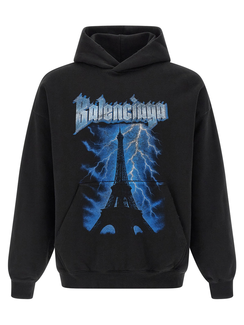 Balenciaga Balenciaga Paris Thunderstorm Hoodie