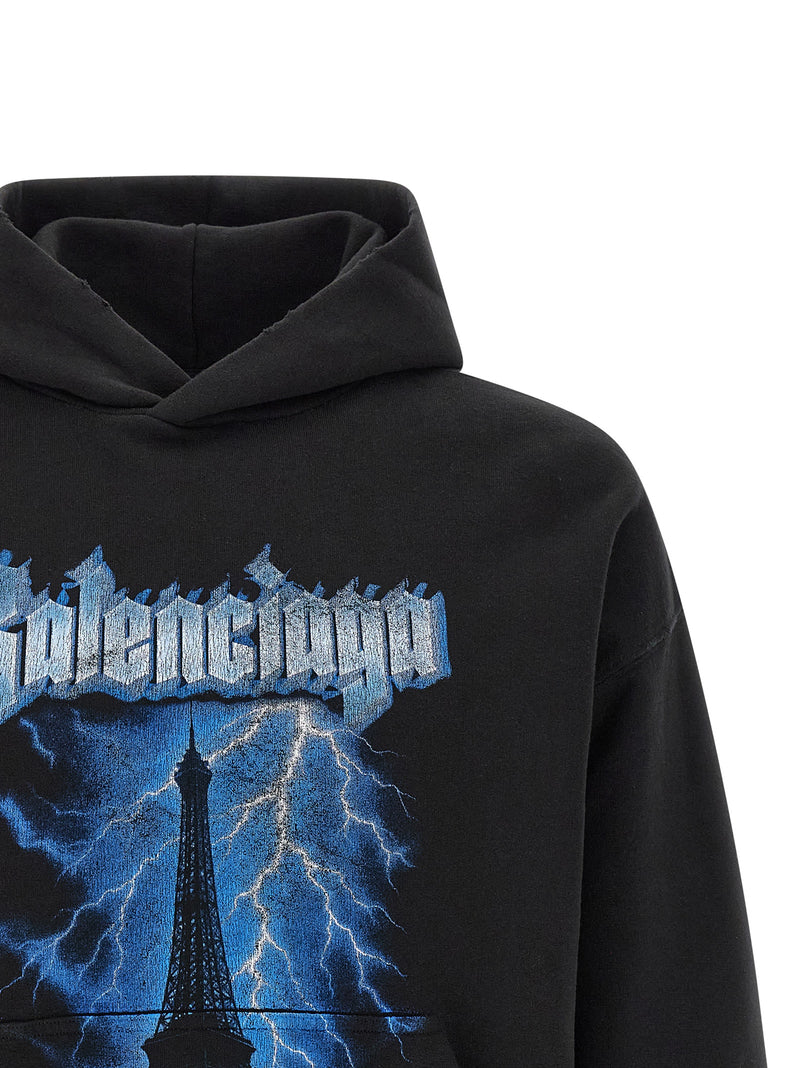 Balenciaga Balenciaga Paris Thunderstorm Hoodie