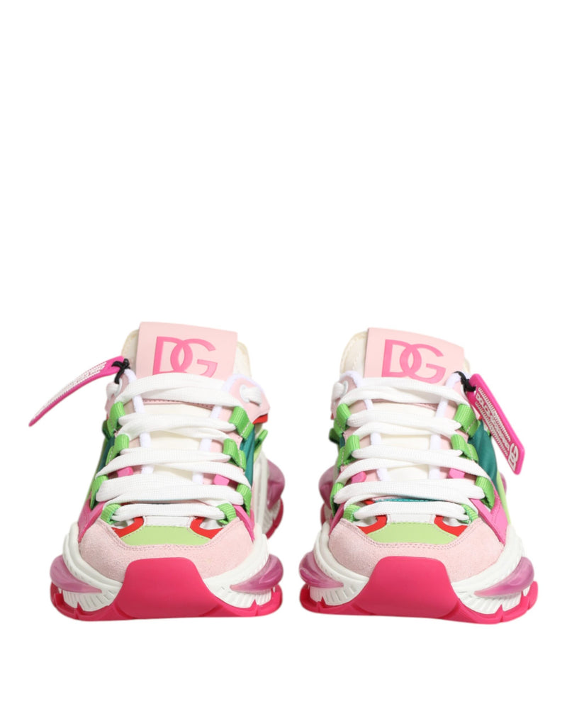 Baskets basses Airmaster en cuir multicolore Dolce & Gabbana