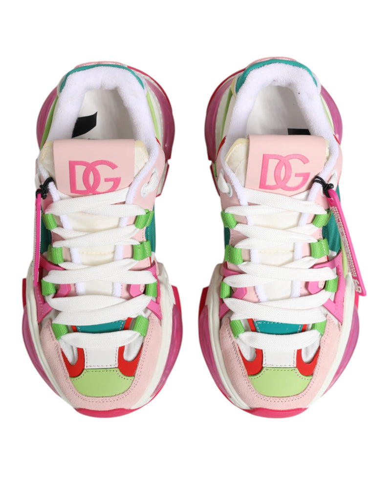 Baskets basses Airmaster en cuir multicolore Dolce & Gabbana