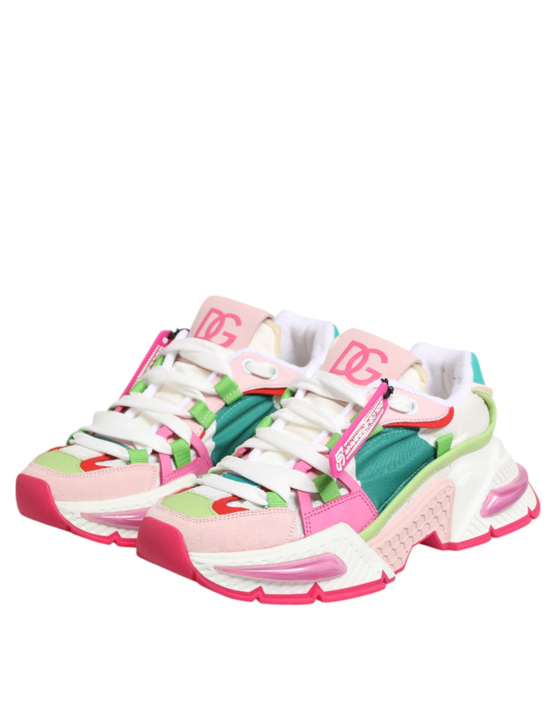 Baskets basses Airmaster en cuir multicolore Dolce & Gabbana