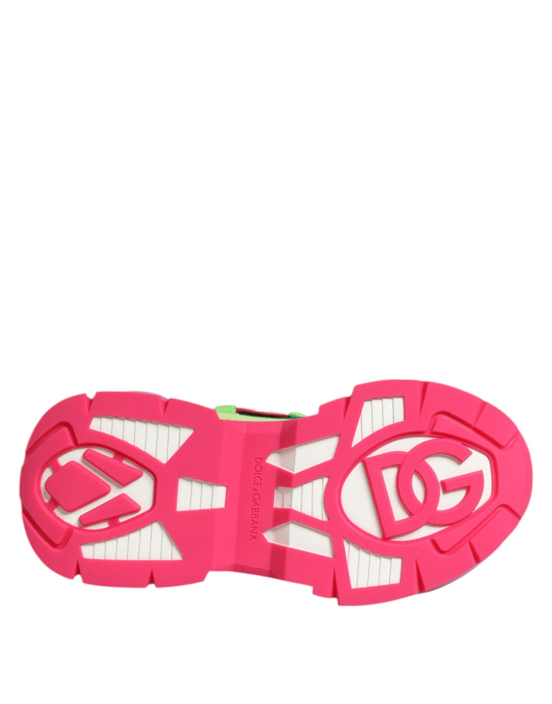 Baskets basses Airmaster en cuir multicolore Dolce & Gabbana