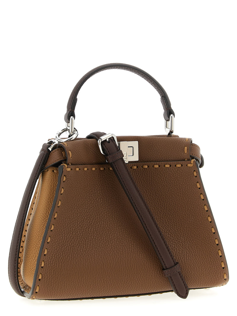 Fendi Peekaboo Selleria Mini Handbag | URBALENTI™ NYC