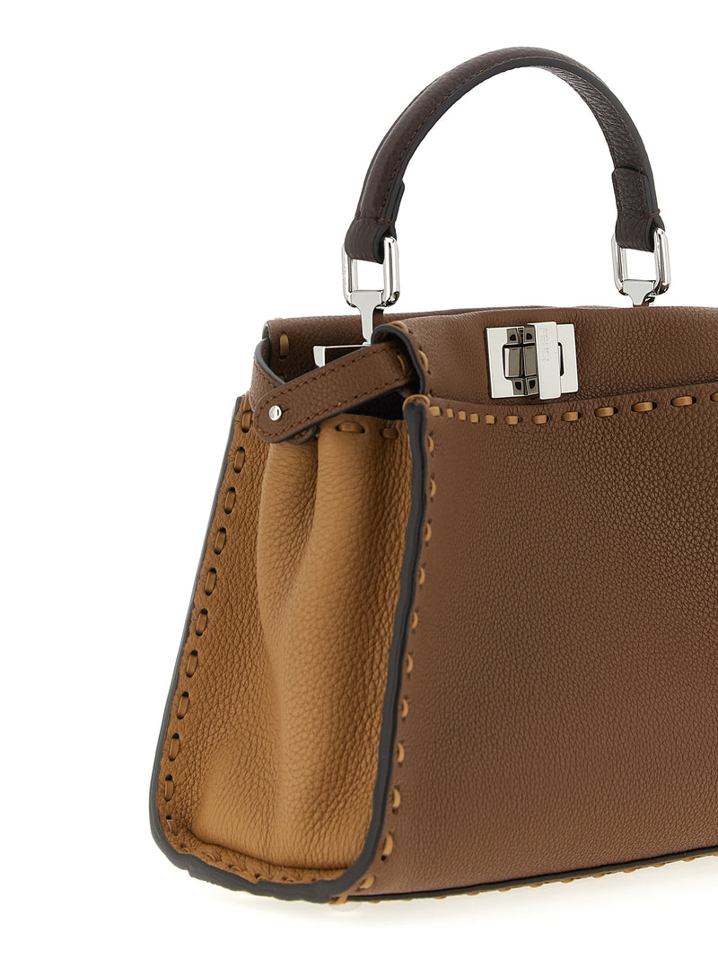 Fendi Peekaboo Selleria Mini Handbag | URBALENTI™ NYC