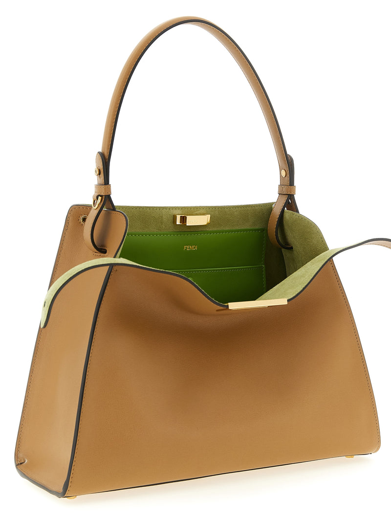 Fendi Way Medium Handbag - Suede - Style FF1V0G | Urbalenti™ NYC