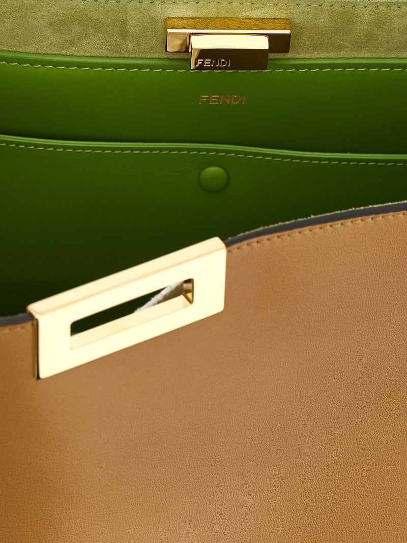 Fendi Way Medium Handbag - Suede - Style FF1V0G | Urbalenti™ NYC