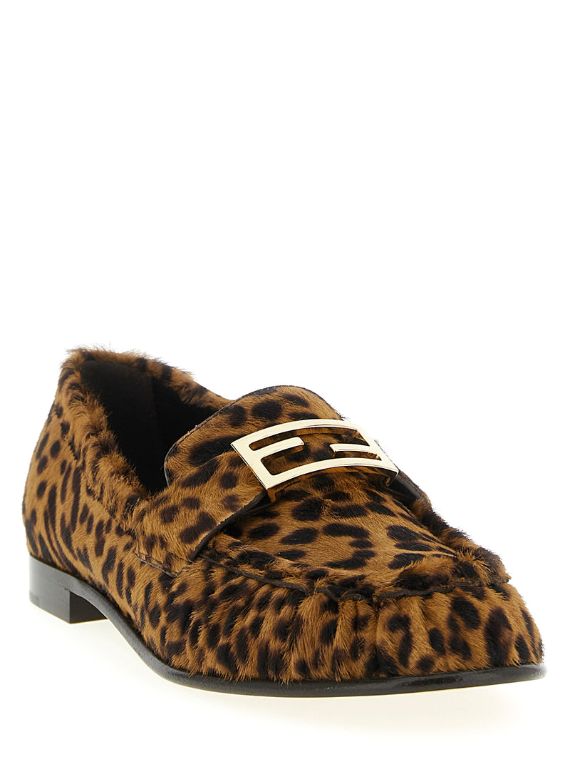 Fendi Baguette Pony Hair Loafers | Urbalenti™ NYC