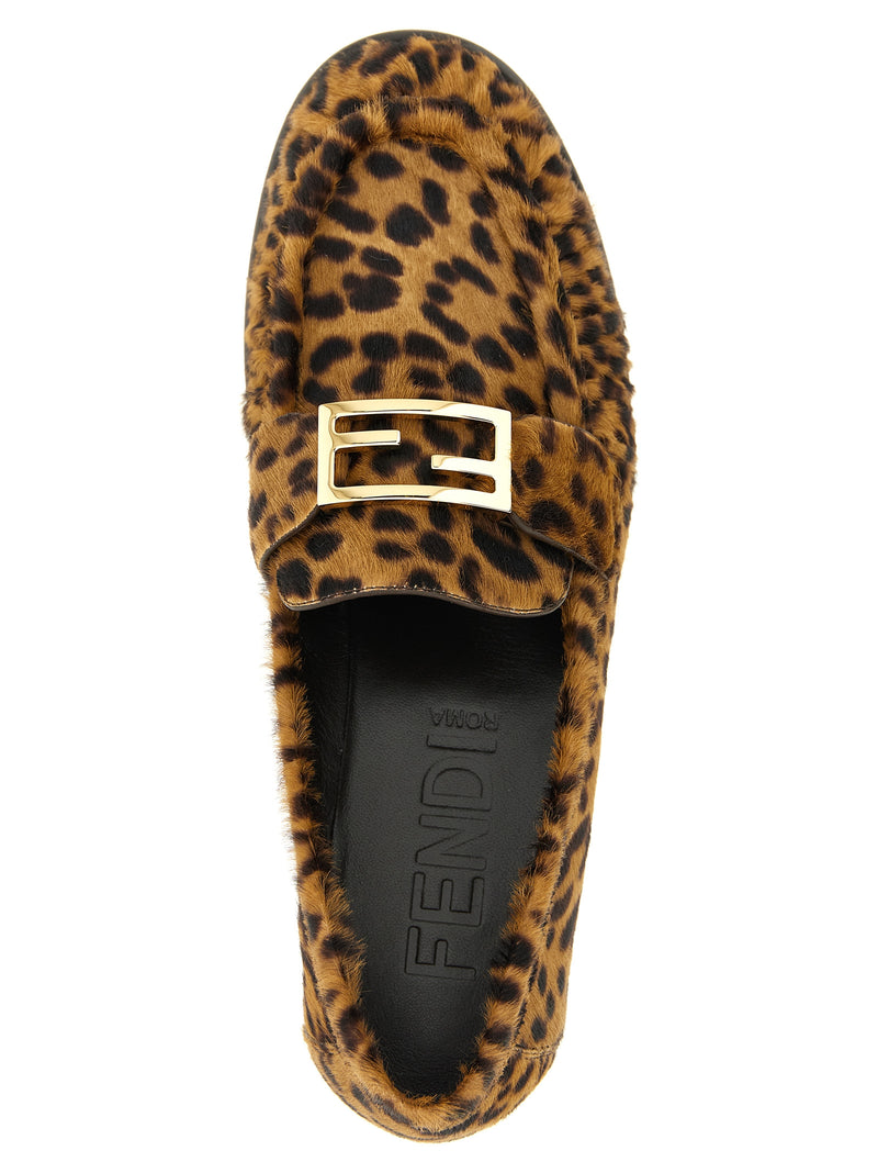 Fendi Baguette Pony Hair Loafers | Urbalenti™ NYC