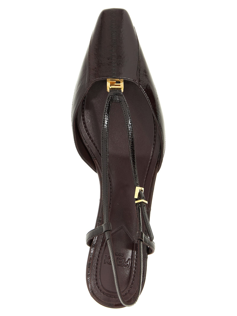Fendi Fendi Ffold Slingback
