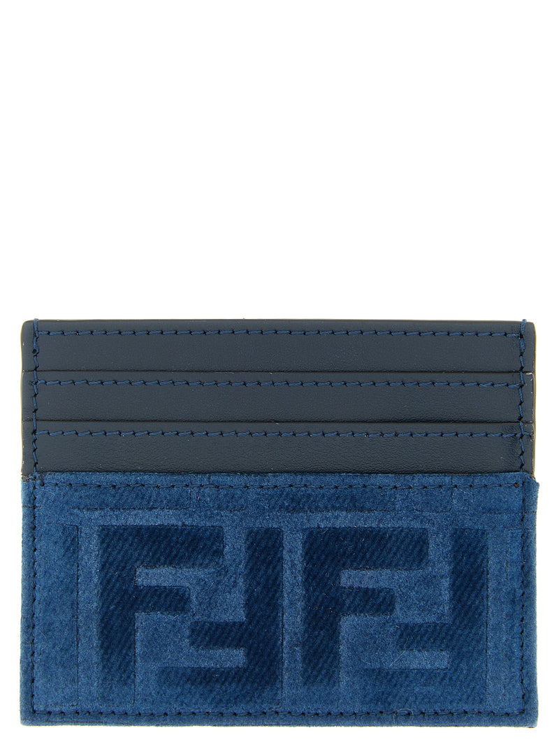 Fendi Fendi Ff Denim Card Holder