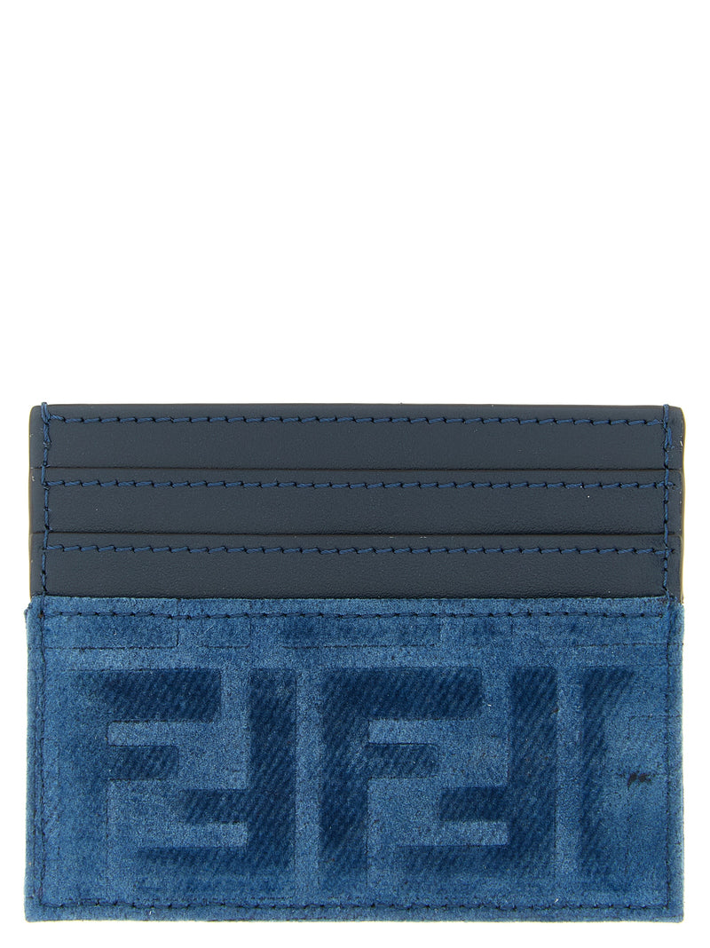 Fendi Fendi Ff Denim Card Holder