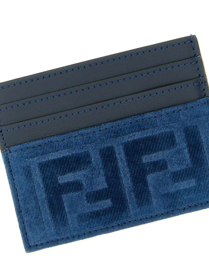 Fendi Fendi Ff Denim Card Holder