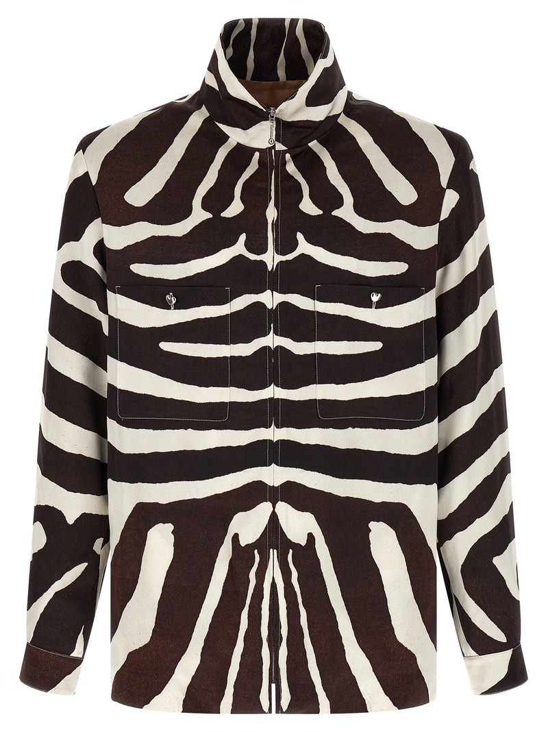 Valentino Garavani Fauve Éclat Overshirt | Urbalenti™... | Urbalenti™ NYC