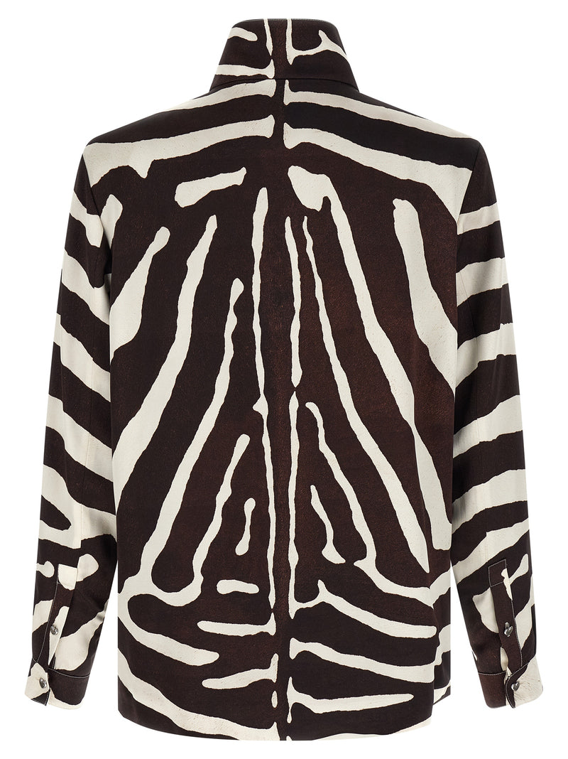 Valentino Garavani Fauve Éclat Overshirt | Urbalenti™... | Urbalenti™ NYC
