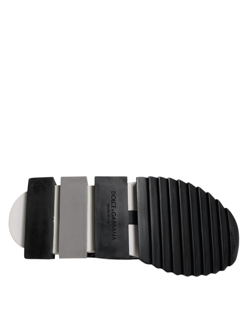 Tênis slip-on Sorrento preto e branco Dolce & Gabbana