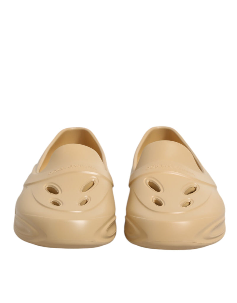 Zapatillas bajas con suela de goma beige Dolce & Gabbana