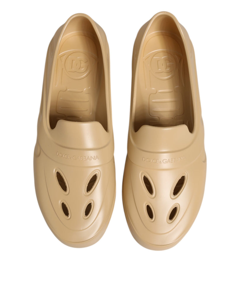 Zapatillas bajas con suela de goma beige Dolce & Gabbana