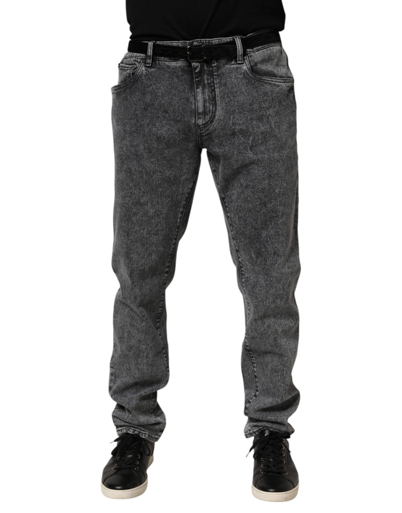 Jean slim Dolce & Gabbana en coton gris