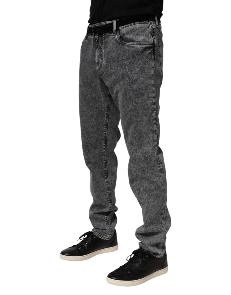 Jean slim Dolce & Gabbana en coton gris
