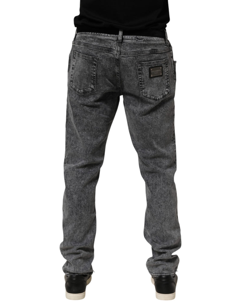 Jean slim Dolce & Gabbana en coton gris
